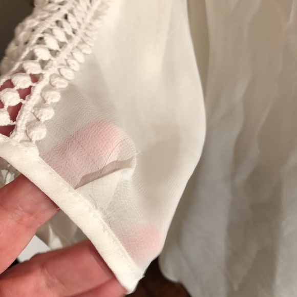 Sz S Cynthia Rowley white blouse - Picture 6 of 11